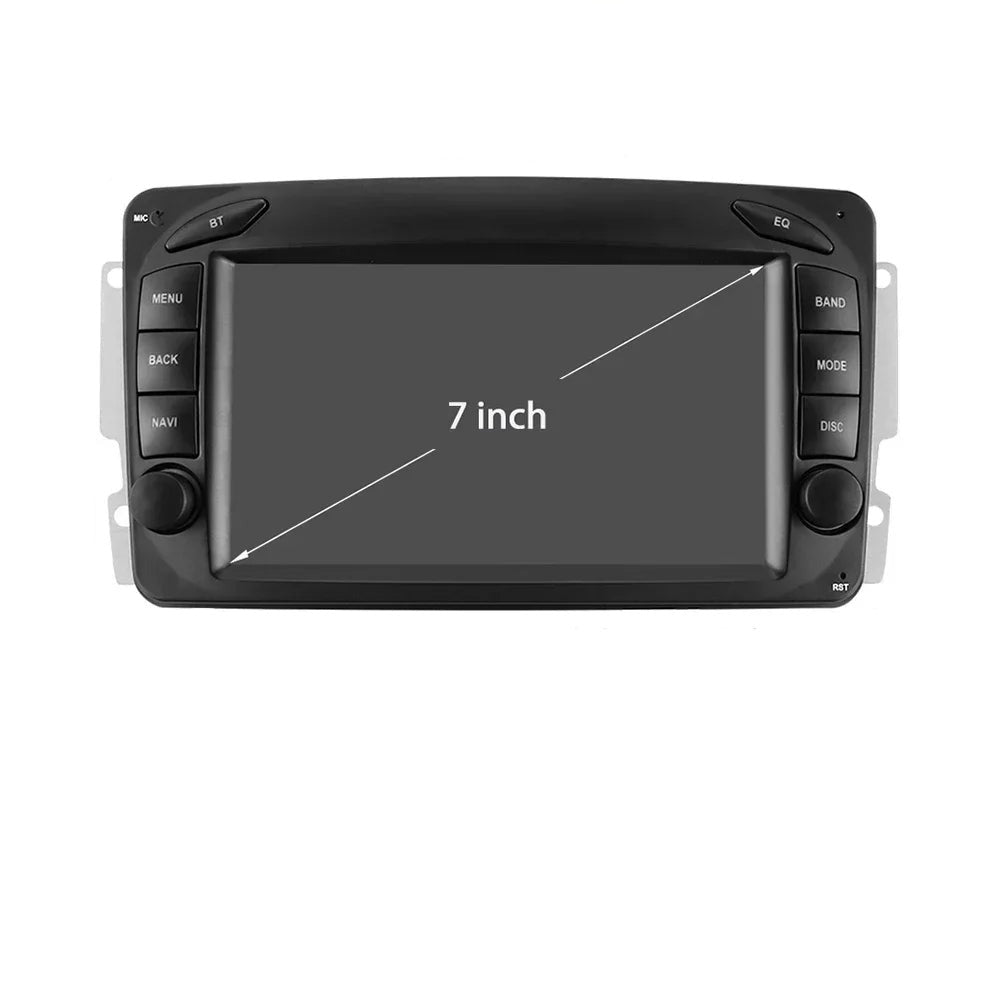 Mp5 Player, for Mercedes Benz, S8, 8GB, 128GB, 2din, WiFi, 4x60, Black