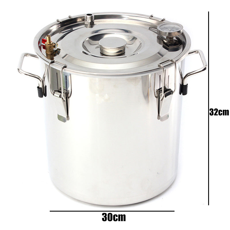 Beer Distiller, 12L, Stainless Steel, 220V, Silver