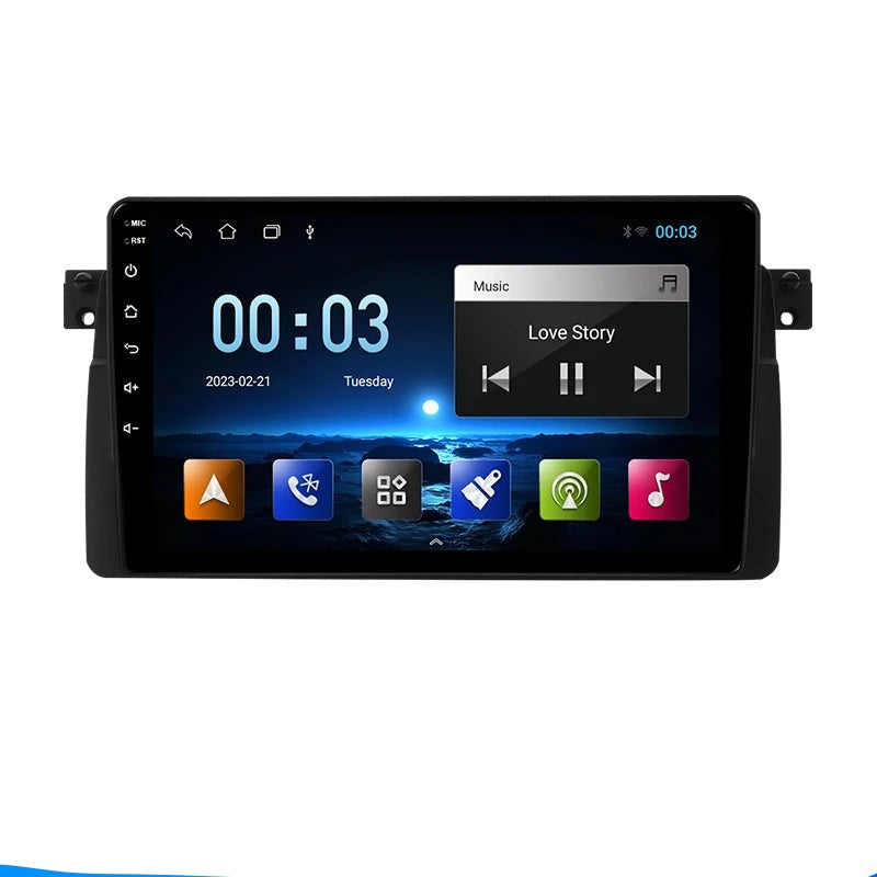 Mp5 Player, For BMW, V1, 4GB, 64GB, 2Din, WiFi, 4x45, Black