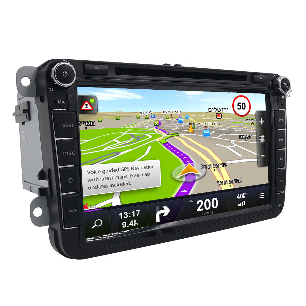 Car Multimedia Player, A-Sure, 2GB, 32GB, GPS, Android 10, Black