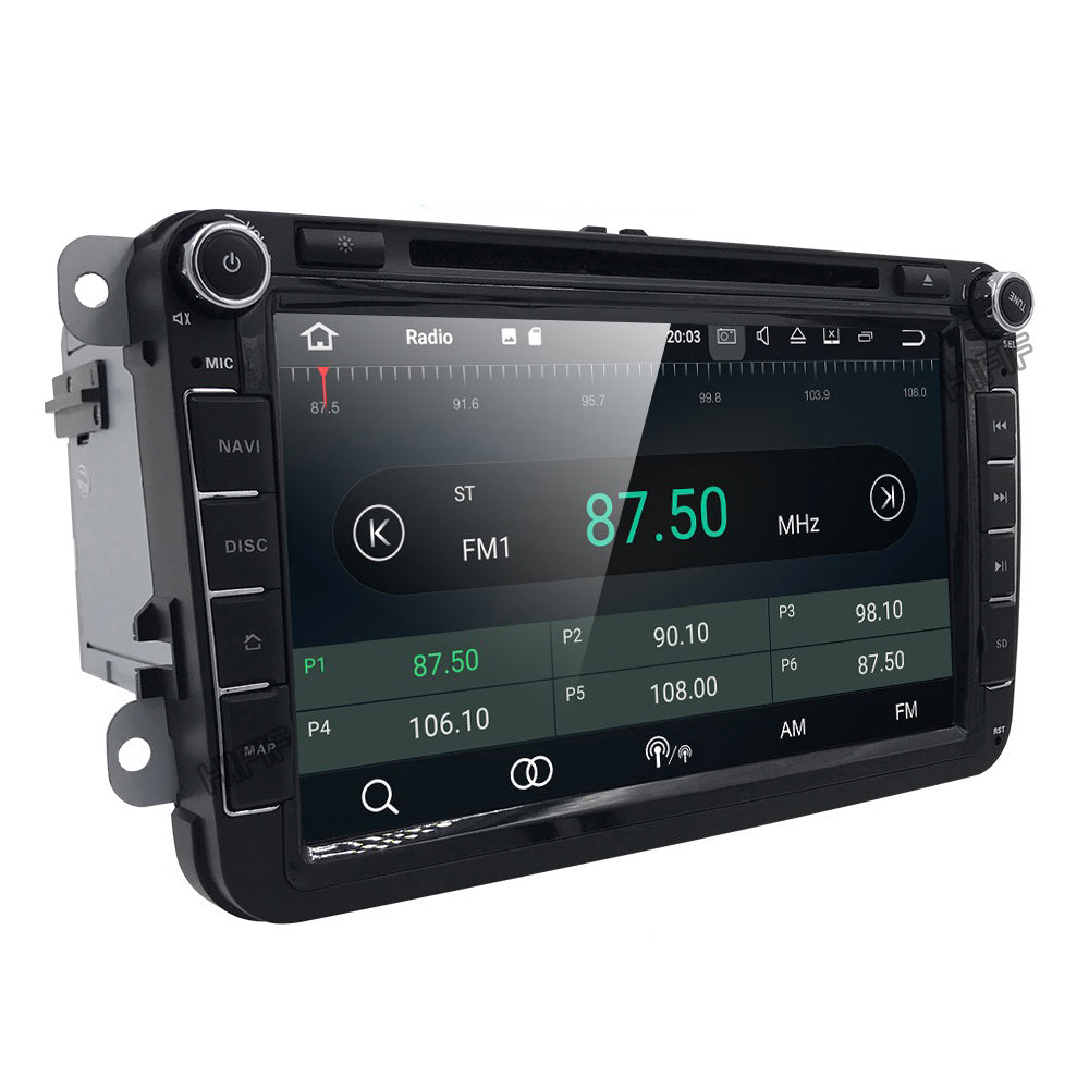 Lecteur multimédia de voiture, A-Sure, 2 Go, 32 Go, GPS, Android 10, noir