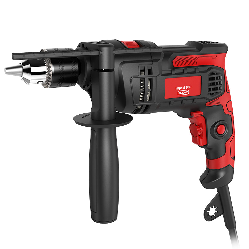 Drill, Kkmoon, 220V, Electric, 850W, 3000RPM, Rotary, RED