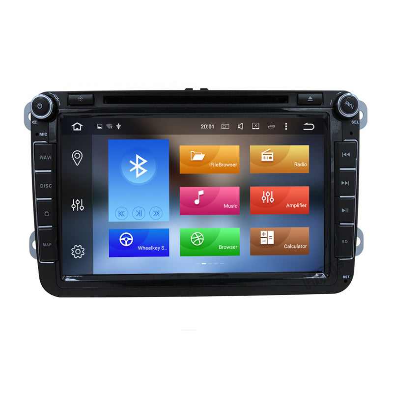 Lecteur multimédia de voiture, A-Sure, 2 Go, 32 Go, GPS, Android 10, noir