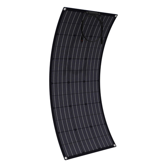 Solar Panel, 19V, 50W, Monocrystalline Silicon, Black