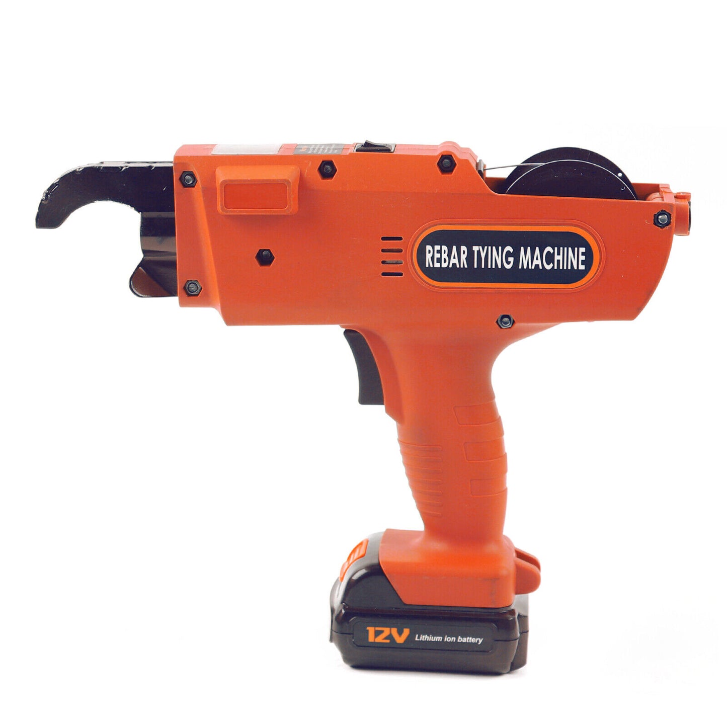 Rebar Tying Machine, 12V, Metal, 34mm, One Battery, Orange