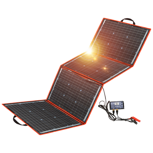 18V/36C 200W Portable Solar Panel Kit RV,Flexible Foldable,USB,CE