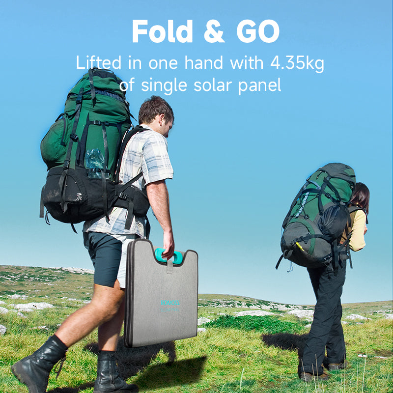 100W Solar Panel Foldable 22.4% IP67 Portable PV Panel