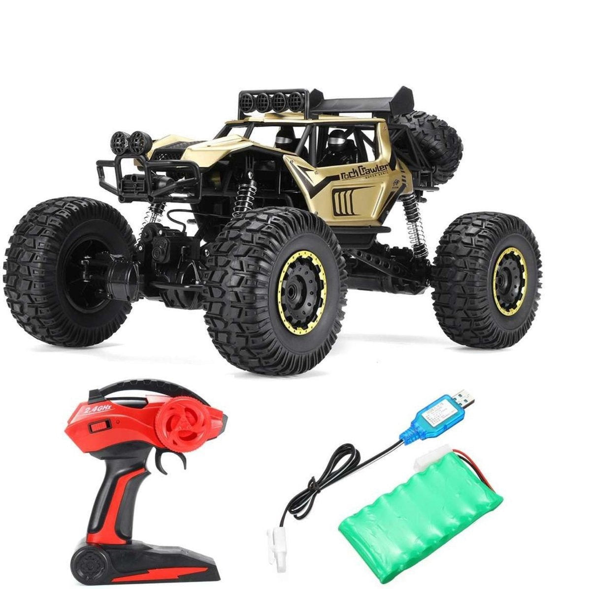 Mașină RC - Camion electric off-road 4WD - 1:8 - 50cm - Monster Buggy - Telecomanda