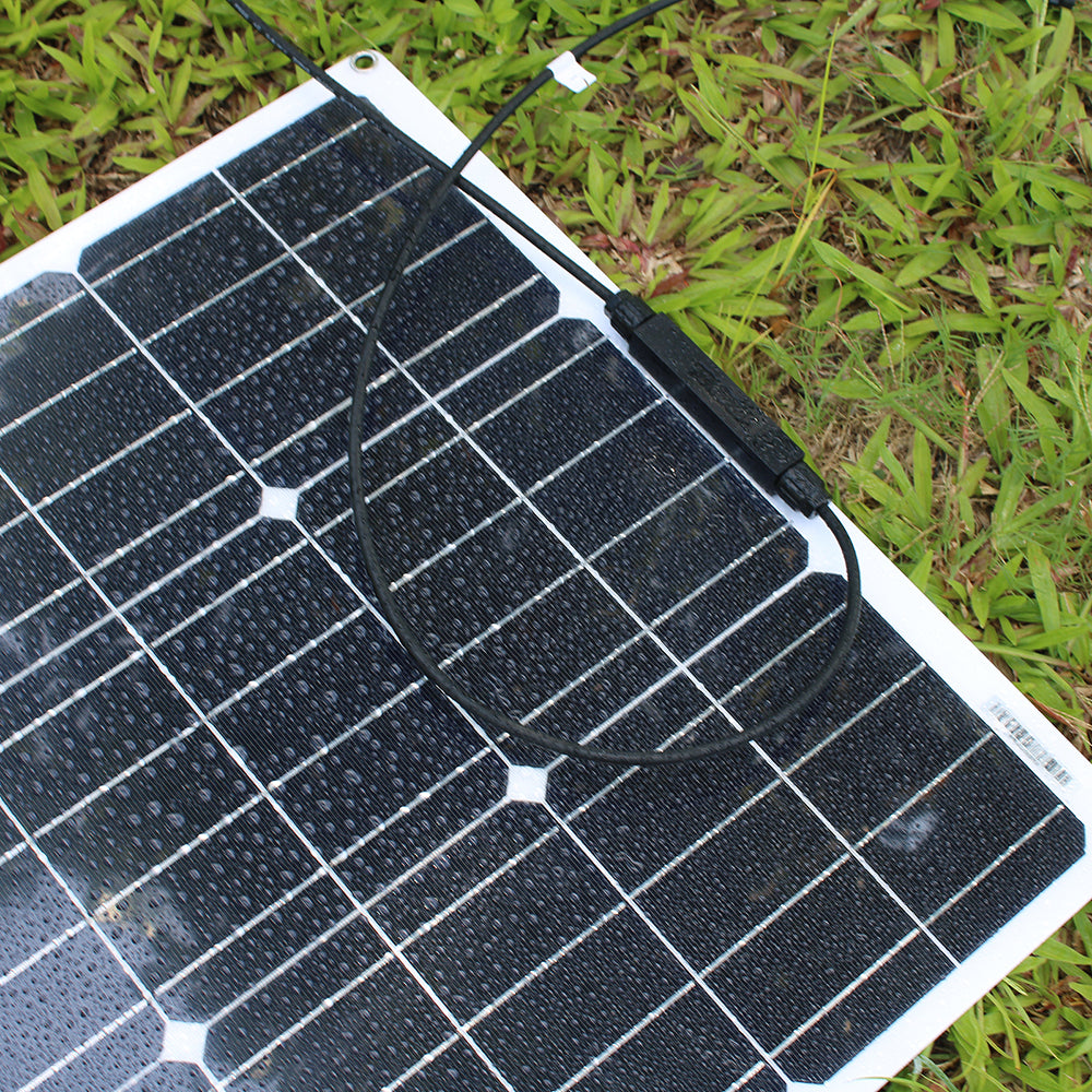 100W 18V Flexible Monocrystalline Solar Panel, CE,RoHS