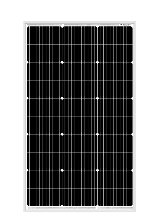 100W 18V Monocrystalline Solar Panel, DSP-100M, Waterproof, 12V Charge