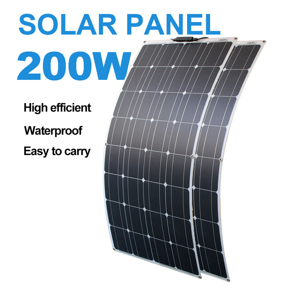 200W/300W Flexible 12V Solar Panel Campervan,Monocrystalline Silicon,RGN32-100,100W,CE,RoHS