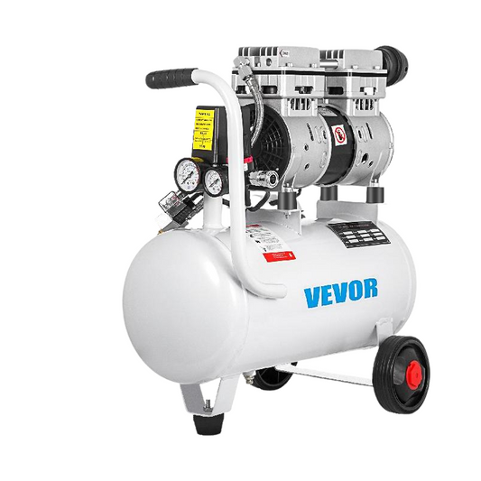 Pompe de compresseur d'air, Vevor, 25L 750W, blanche