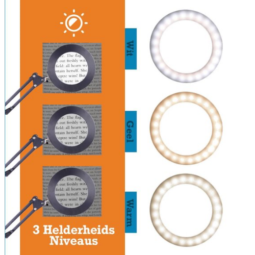 Loeplamp met LED Verlichting