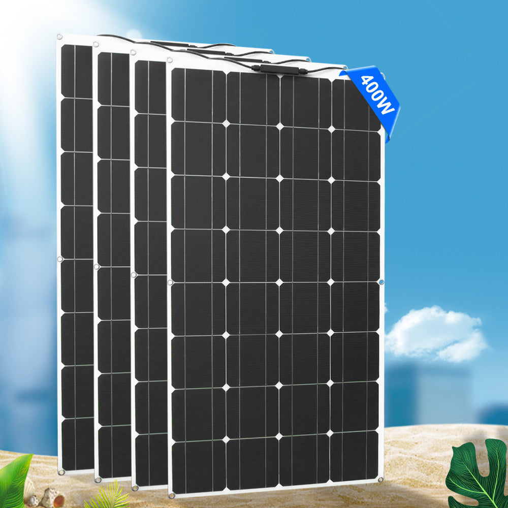 400W Panou solar flexibil Încărcător baterie 12V rulotă RV Casa 100W 200W 300W