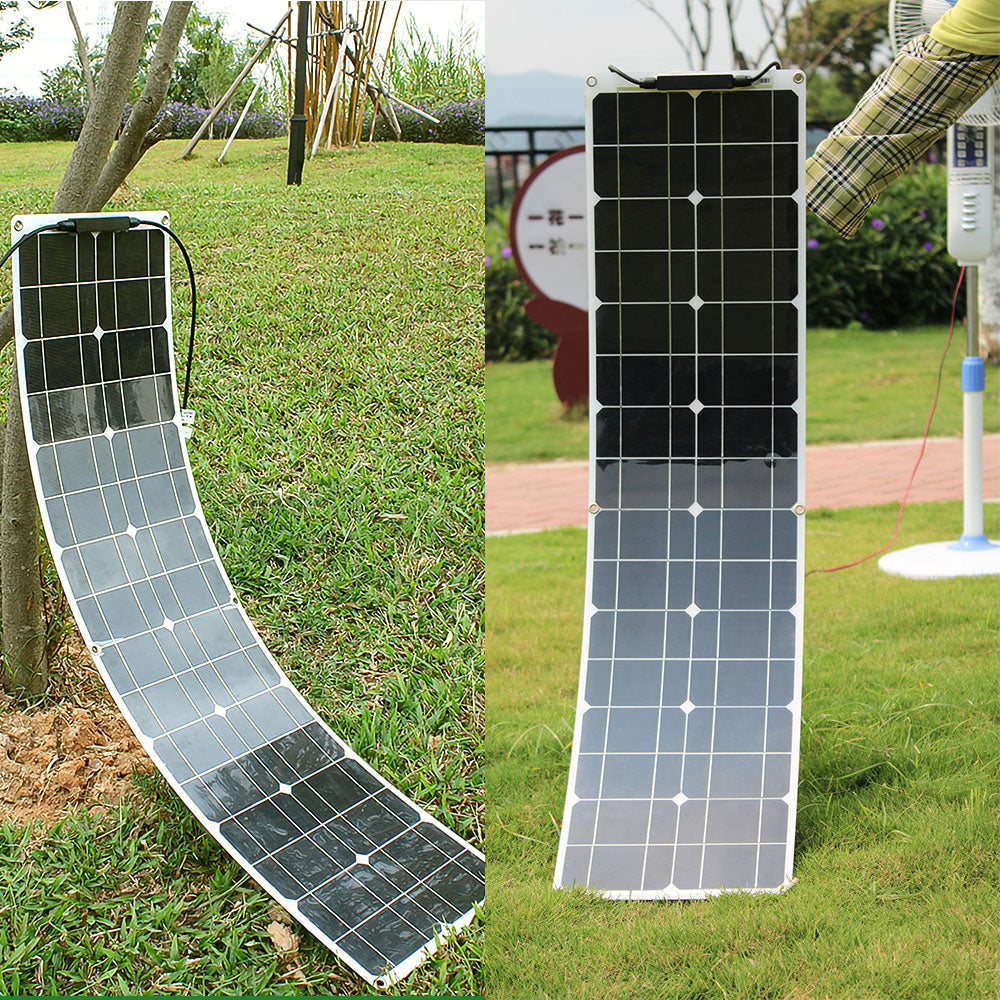 50W Monocrystalline Flexible Solar Panel 150W 12V/24V CE/RoHS