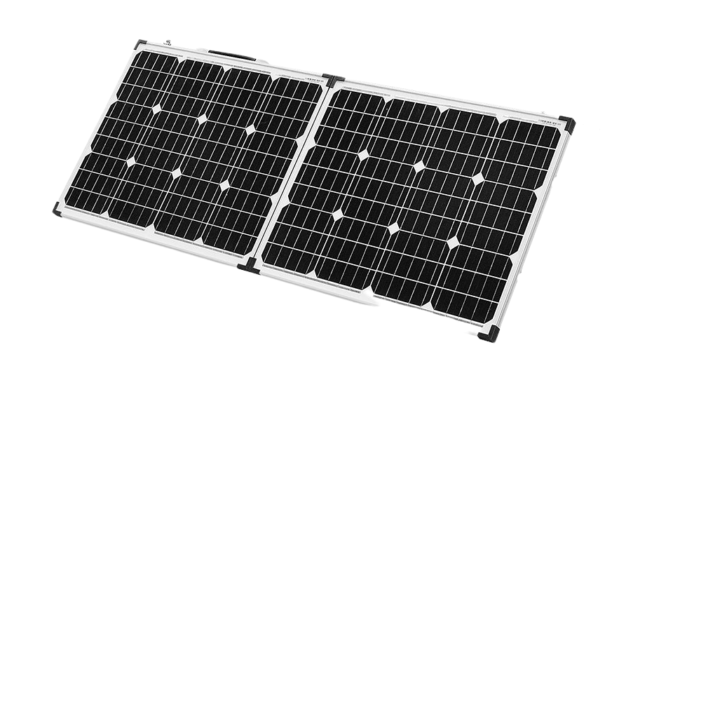 Panneau solaire pliable 100 W 12 V/18 V (2 x 50 W, 36 cellules, 8,1 kg)