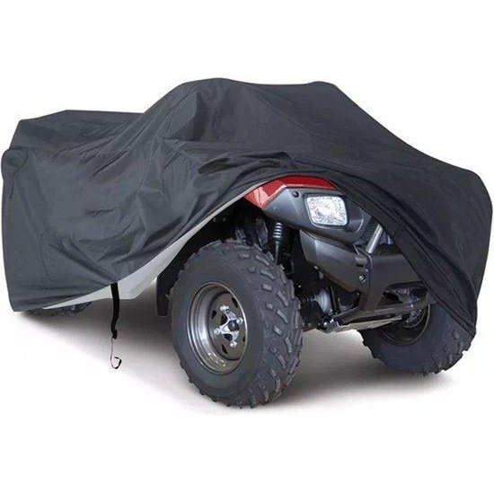 Husă universală pentru quad și ATV - Husă de protecție - Husă quad - Universal - Impermeabil - 256x110x120cm - Cu benzi reflectorizante - Negru