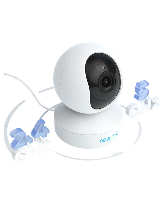 Caméra WiFi Reolink 5MP Zoom E1, zoom optique 3x, audio bidirectionnel, détection humaine