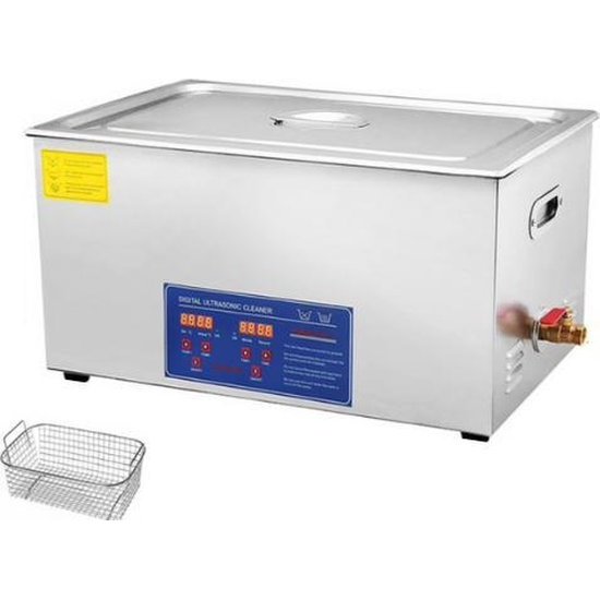 Ultrasoonreiniger -  Ultra Sonic Cleaner | Brillen Schoonmaken | Ultrasoon Reiniger | Ultrasone Reinigingsmachine | Sieraden Bak | 600 W | 30 Liter