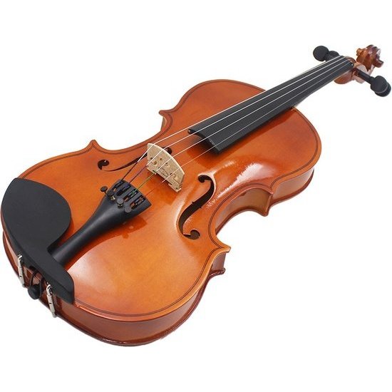 Akoestische Viool Klein | 47 cm x 17,2 cm | Muziekinstrument voor Beginners | Professionele Viool | Inclusief Case