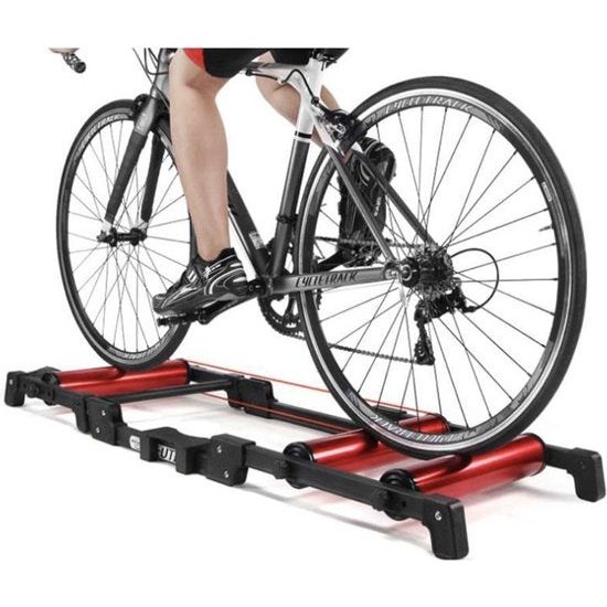 Fietstrainer - Fiets Roller - Rollerbank - Trainer Stand - Indoor Fietsen - Training Racefiets Mountainbike - Platform voor 24 - 29 Inch Fietsen - Workout