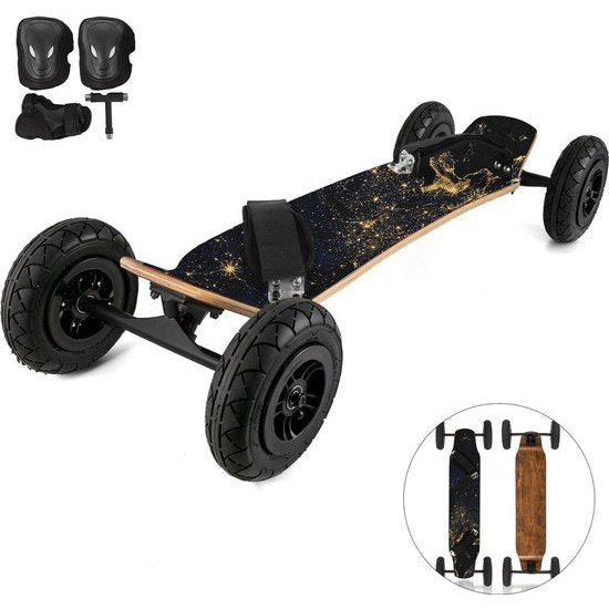 Skateboard, complete set with carrying bag