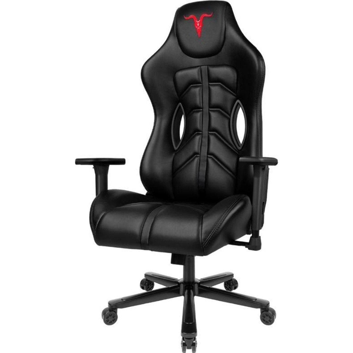 Dakta® DXracer | Gamer Stoel | Gamestoel | Gaming Bureaustoel | Ergonomisch | met Armleuningen | Zwart met Rood