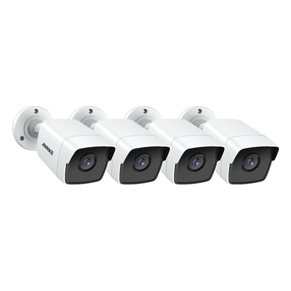 Cameră CCTV EXIR cu vedere nocturnă de 5 MP pentru exterior, Annke, 2,8 mm, 100 ft, WDR, alertă prin e-mail