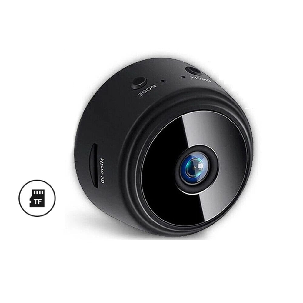 Mini caméra de surveillance, WiFi, Full HD 1080p, vision nocturne, capteur de mouvement