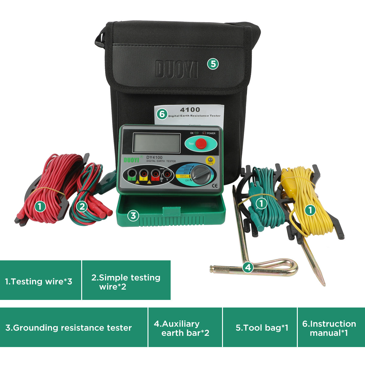 Multimetru digital Megohmmetru 0-2000 Ohm Megger Meter