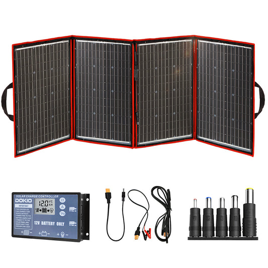 200W(50Wx4) Mono Solar Panel Foldable Flexible Portable