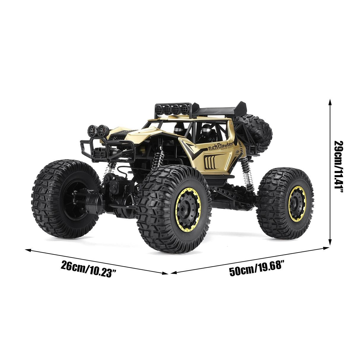 Mașină RC - Camion electric off-road 4WD - 1:8 - 50cm - Monster Buggy - Telecomanda