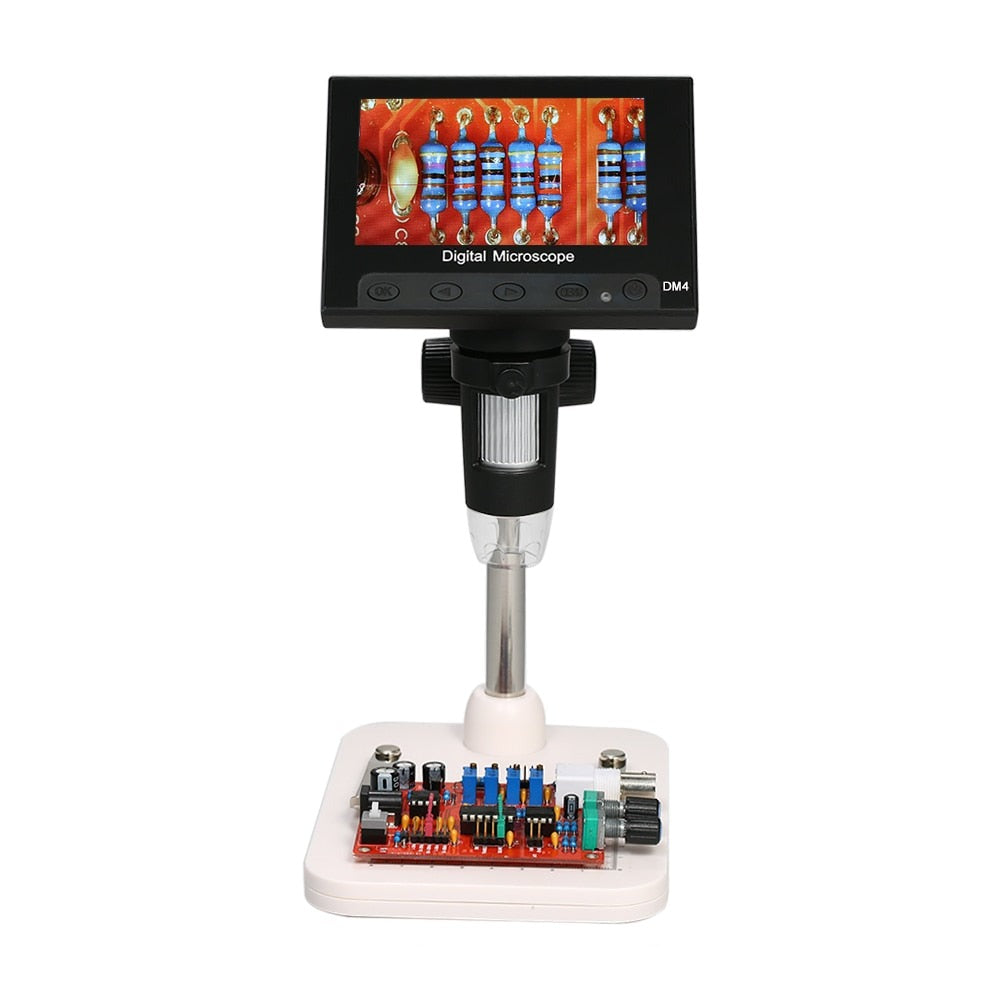 Microscop cu iluminare LED | Ecran LCD | mărire 1000x | 720P | Armare | Lupă