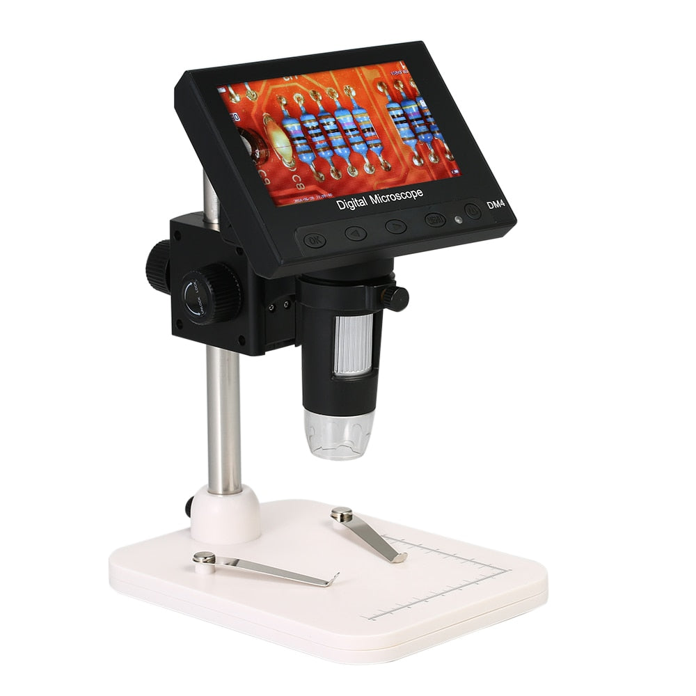 Microscop cu iluminare LED | Ecran LCD | mărire 1000x | 720P | Armare | Lupă