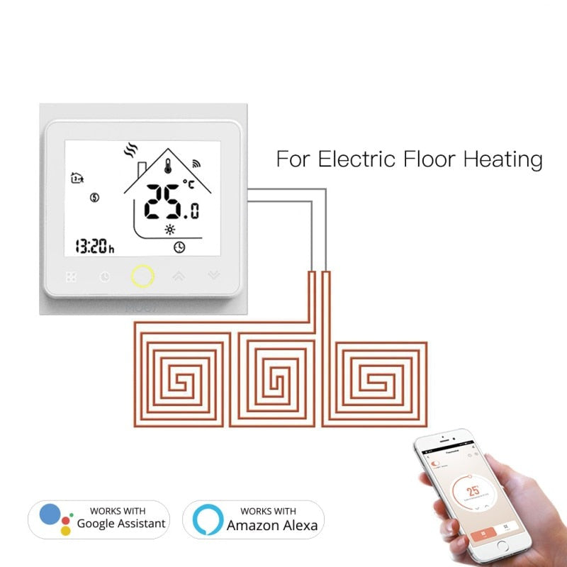 Slimme thermostaat WIFI l Multifunctioneel l Gemakkelijk te installeren l Energiebesparend l Betrouwbaar l Gemakkelijk te bedienen