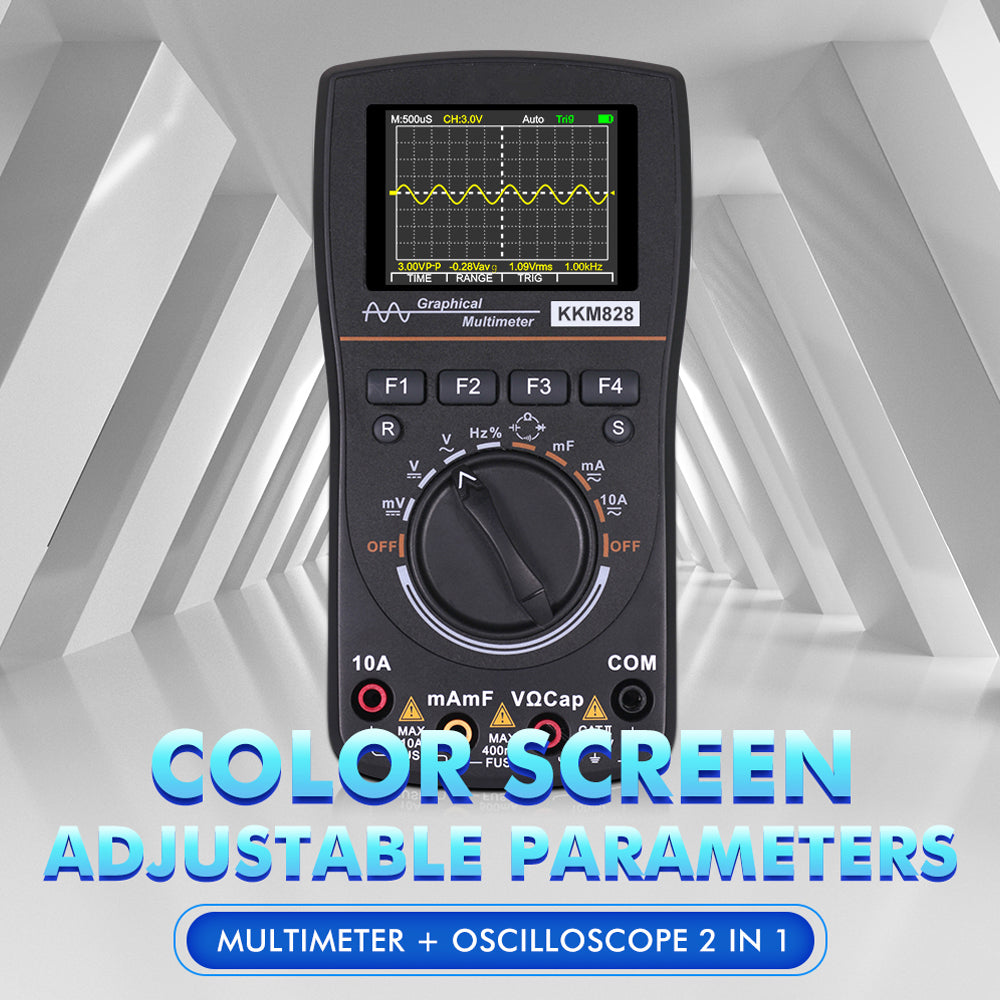 Multimètre oscilloscope numérique 2,4" 1 MHz 2,5 Msps