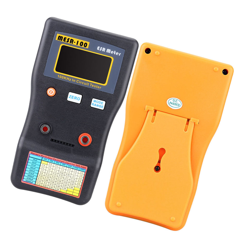 Multimetru MESR-100 ESR Capacitate Ohm Meter, Profesional, Rezistenta interna, Condensator, Tester de circuite, 50 de caractere