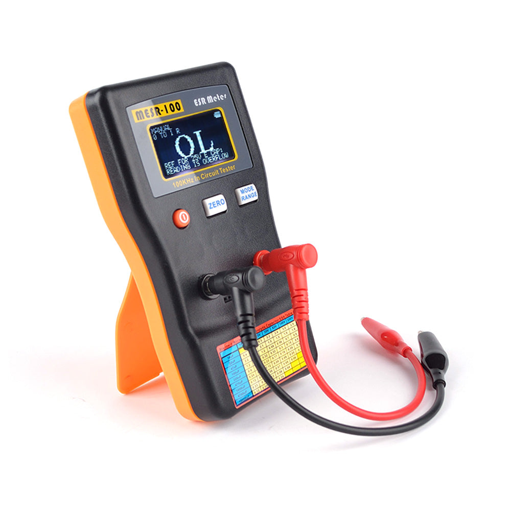 Multimeter MESR-100 ESR Capacitance Ohm Meter, Professional, Internal Resistance, Capacitor, Circuit Tester, 50 Characters