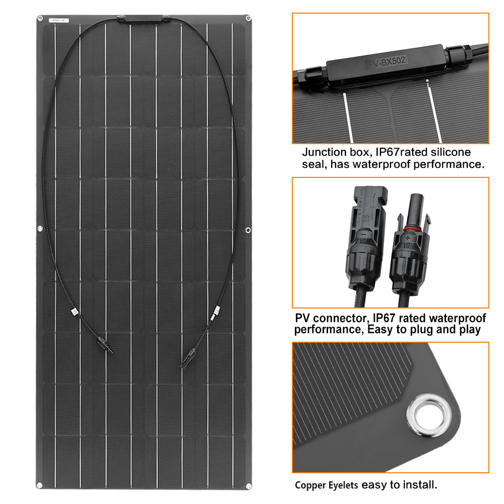 Monocrystalline Solar Panel Kit 120W,36 Cells,1175*540*3mm,CE,FCC,RoHS