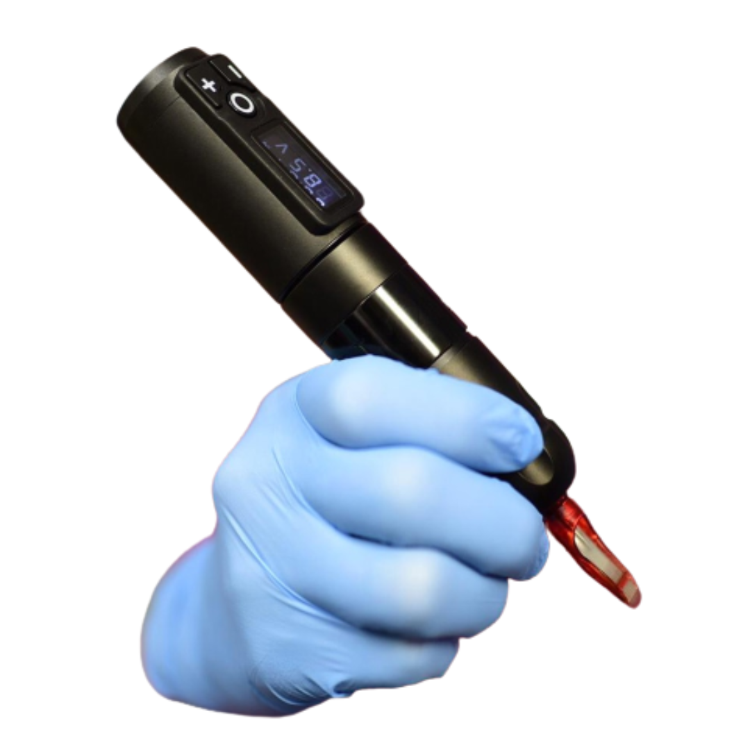 Draadloze Tattoo Machine Pen - Tatoeage Pen - Tattoo Machine - Draagbaar - Oplaadbaar - Inclusief Accessoires