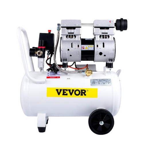 Compresseur d'air, Vevor, 14L850w/18L1500W/30L1100W, blanc