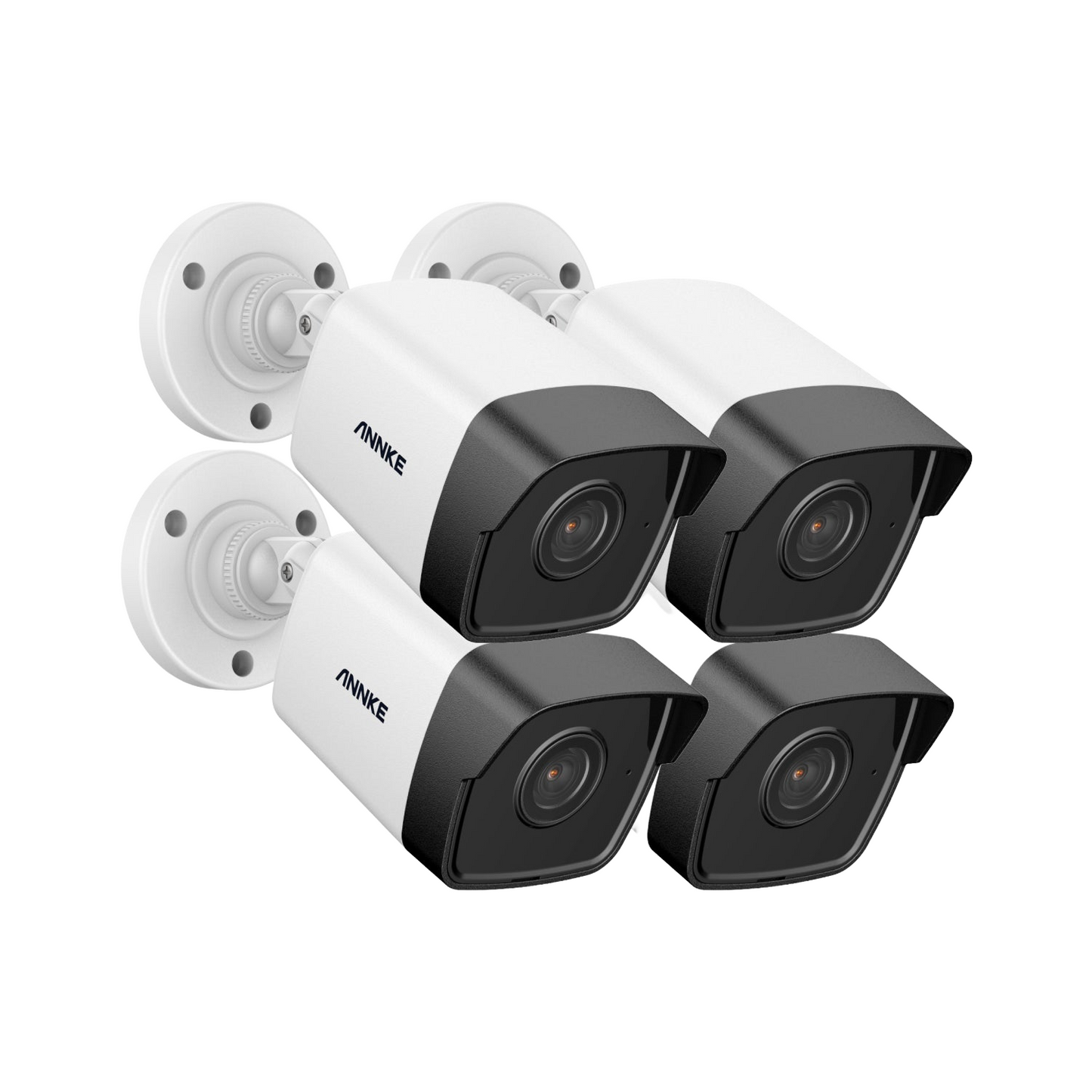 Annke 5MP C500 POE 4PCS Camera Kit, Audio, 100ft IR, IP67