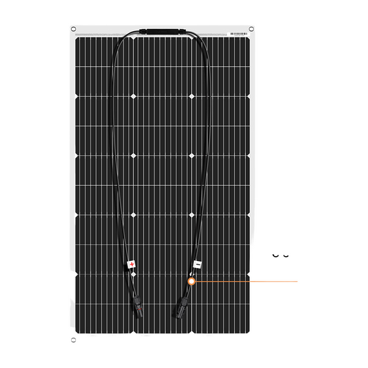 Panneau solaire flexible monocristallin 100W 12V CE