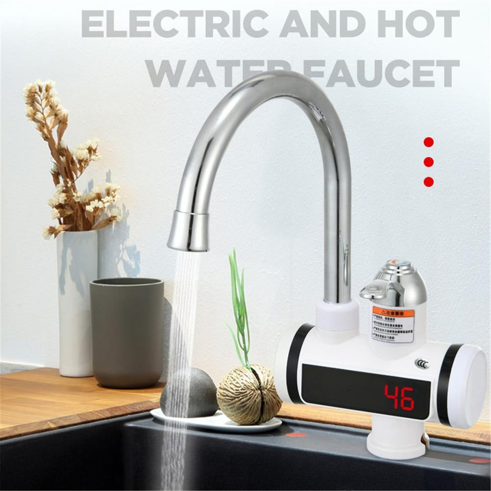 Robinet d'eau bouillante/chaude | Robinet électrique | Quooker | Chaudière | avec affichage de la température LED | Robinet d'eau chaude