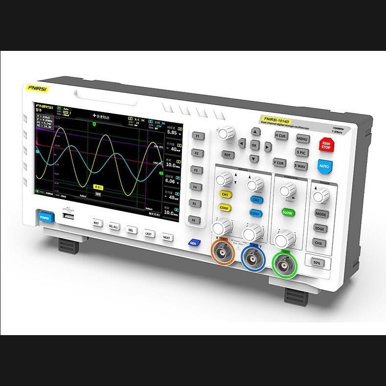 Digitale Oscilloscoop | 100Mhz | 2 kanalen | Met touchscreen | 1M ohms/20pf | Multimeter | Functiegenerator | Signaalgenerator | Labvoeding