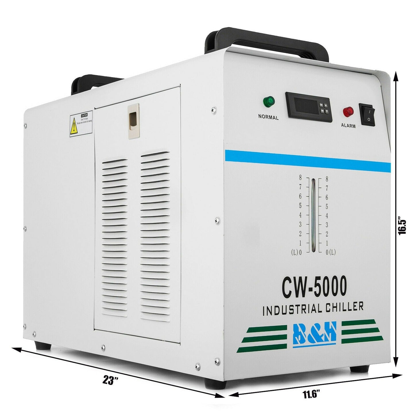 Industriële waterkoeler | 8.5L | Geschikt voor het koelen van een CO2 laserbuis | 840W | 60HZ