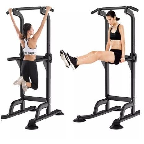 Pull Up Station - Pull Up Bar - Power Tower - Krachtstation - Pull Up Rek - Optrek- en Dip Station - Optrekstang - Max. 150KG