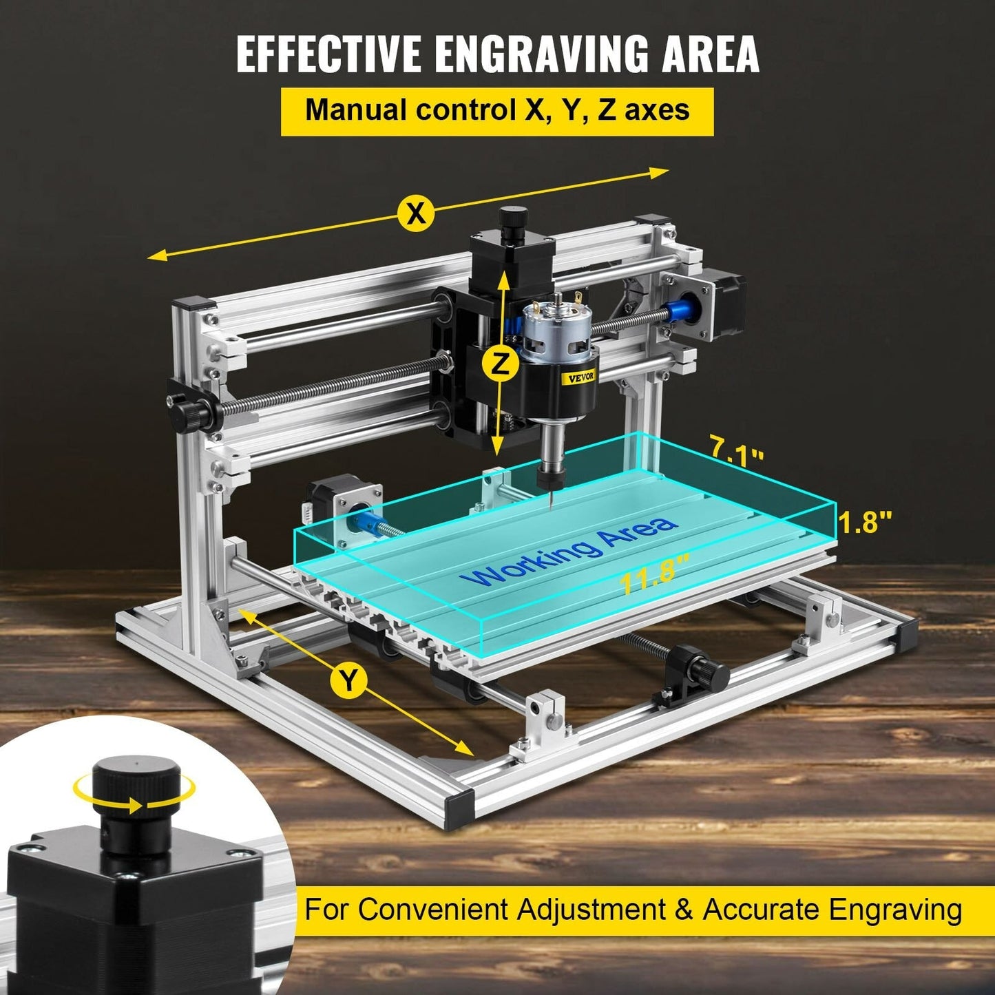 Ensemble de gravure bricolage | 10 000 tr/min | Découpeur laser | Coupeur | Acier inoxydable