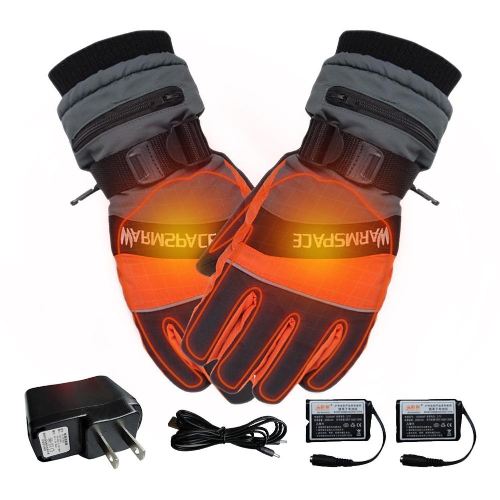 Gants chauffants - Rechargeables - Unisexe - Chauffage électrique jusqu'à 50ºC - Gants de ski - Taille M - Batterie 4000mAh